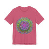 Vibrant Mandala Tee featuring intricate and colorful geometric art design