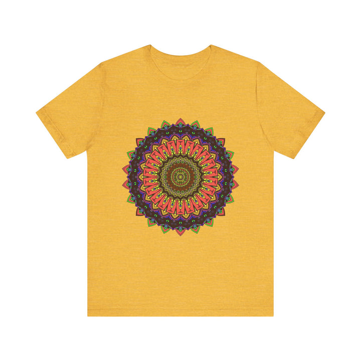 Colorful Mandala Tee with an intricate and vibrant design perfect for any occasion