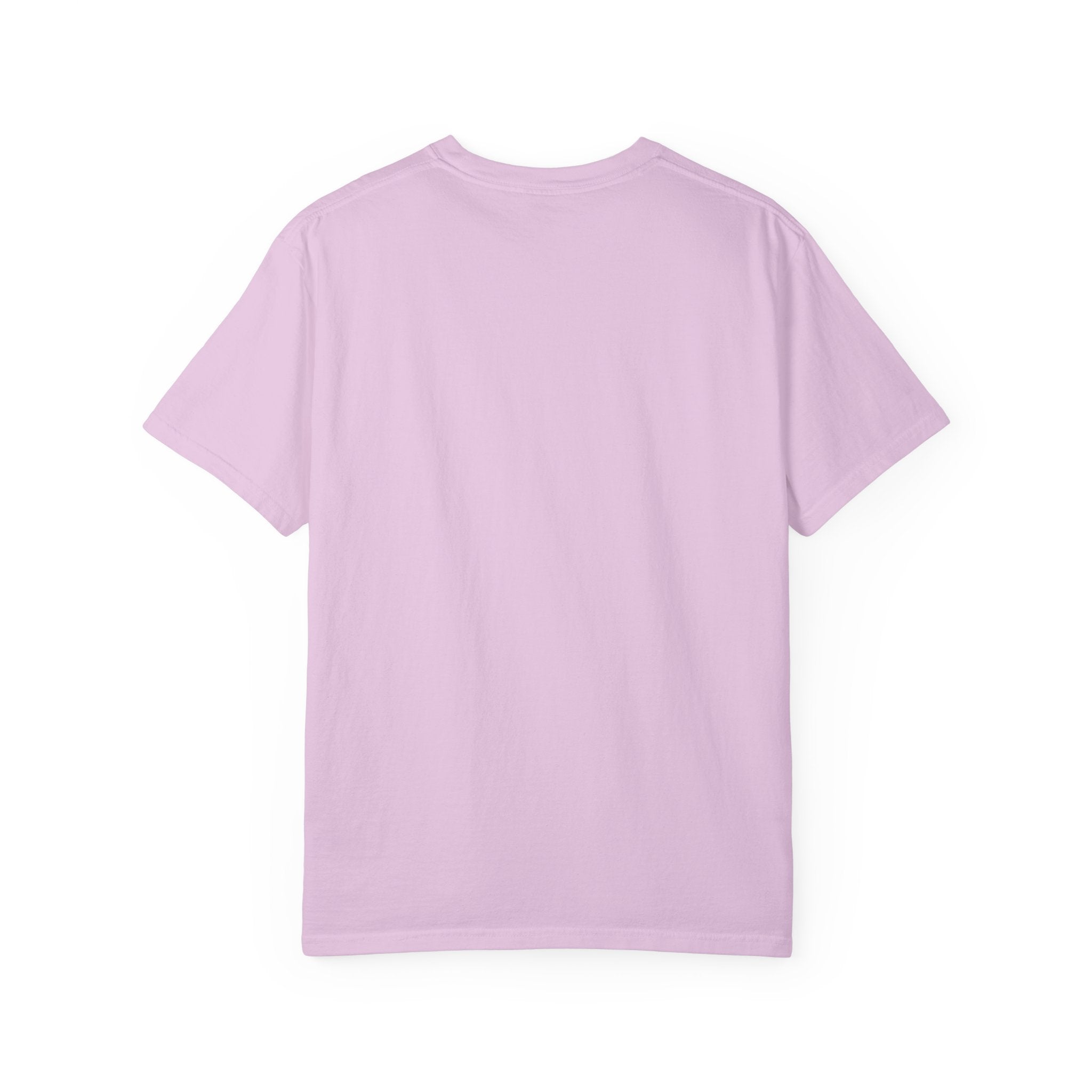 T-Shirt — Minimal Art Cat at Door Graphic Tee