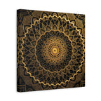 Himmlische Geometrie auf Marmor – gespannte Leinwand mit mattem Finish
