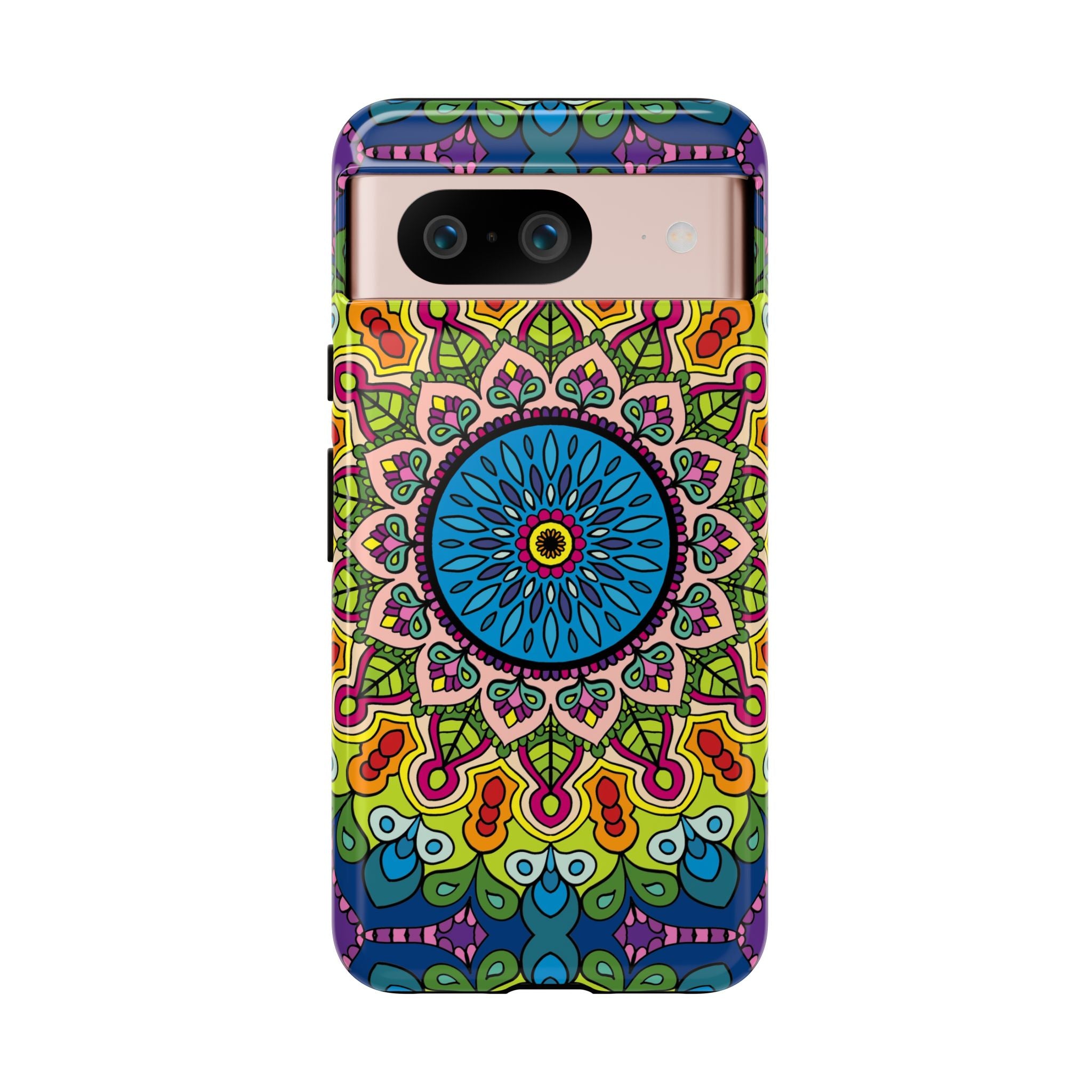 Custodia per telefono Mandala con motivi intricati per uno stile colorato