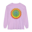 Intricate Mandala Unisex Long Sleeve T-Shirt with detailed pattern design