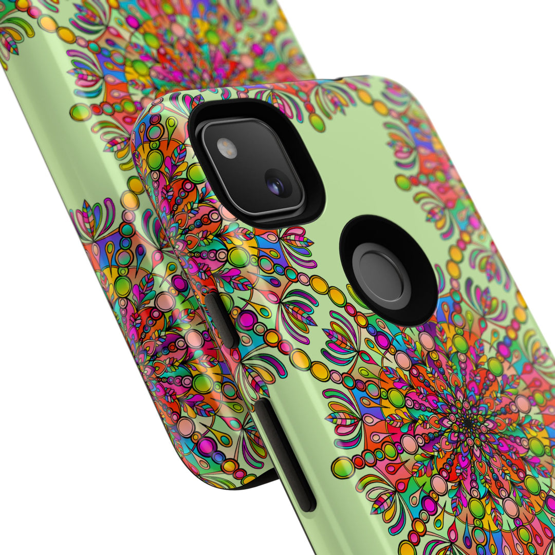 Intricate Mandala Phone Case in Lively Colors for Unique Style