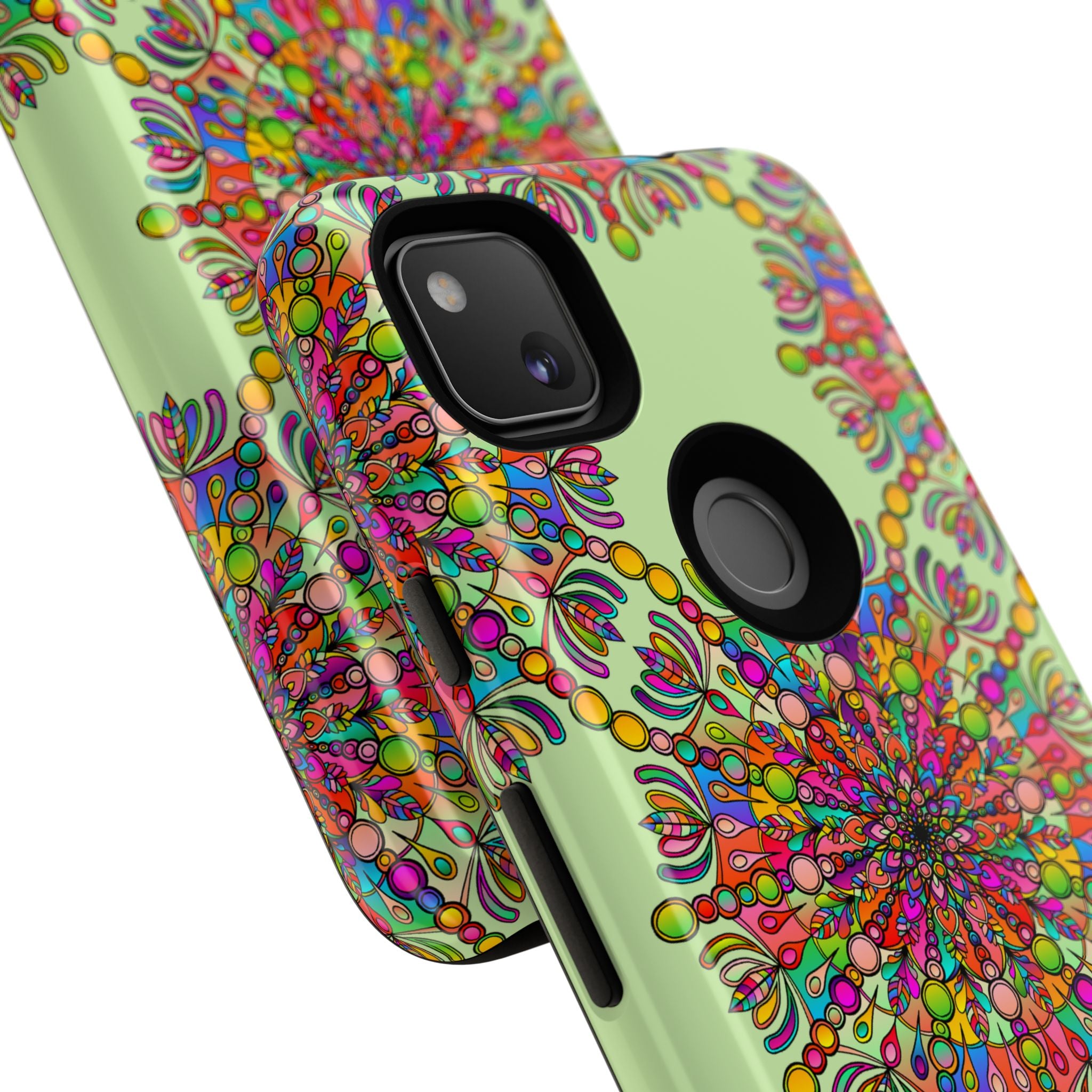 Vibrant Mandala iPhone & Google Pixel Case | Tough Cases