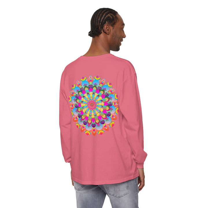 Colorful Mandala Long Sleeve T-Shirt - Psychedelic Art 26