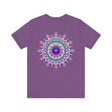 Vibrant Mandala Tee featuring intricate spiritual design for inner peace and harmony