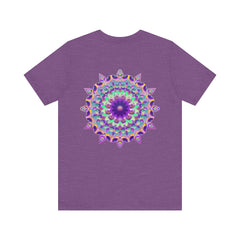 Vibrant Mandala Tee featuring intricate spiritual design for inner peace and harmony