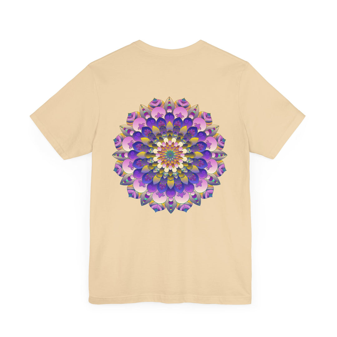  Colorful Mandala T-Shirt promoting inner peace and harmony through spiritual art