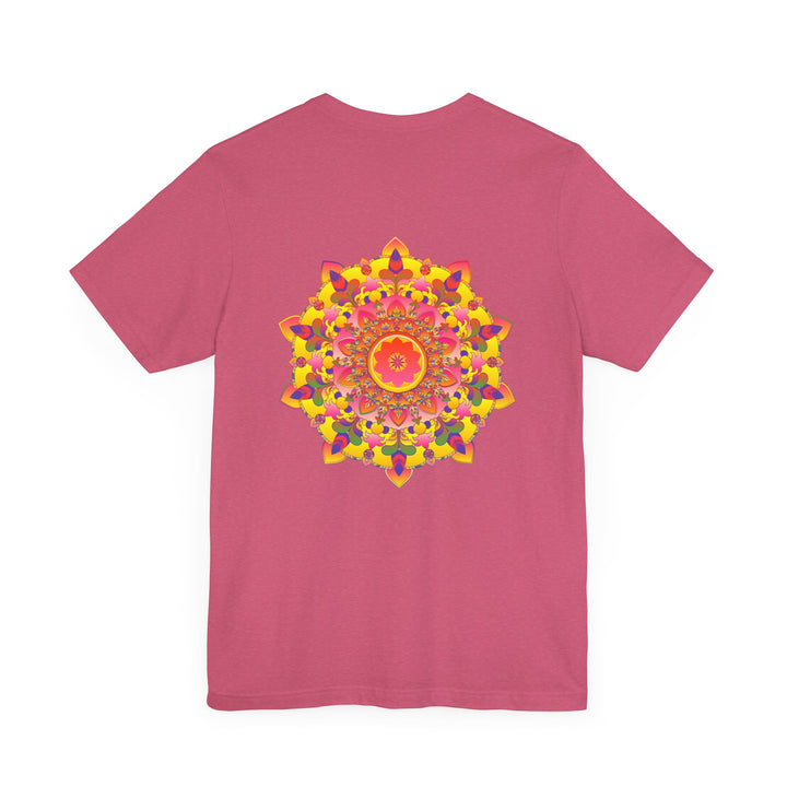  Graphic tee with a vibrant mandala design representing peace and harmony