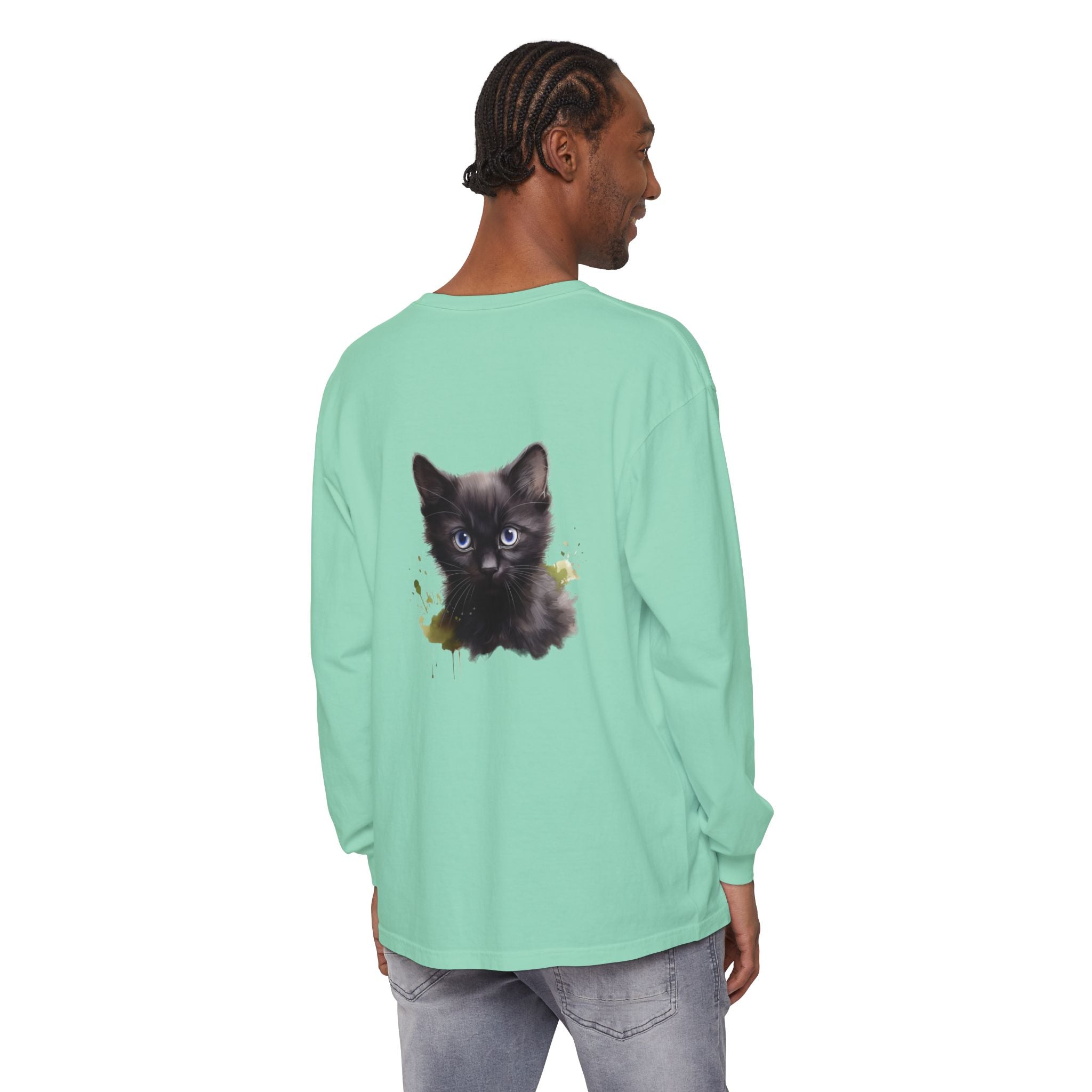 Mystic Black Cat - Long Sleeve T-Shirt
