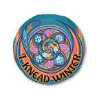 Cuscino da pavimento con motivo a gatto Sacred Geometry