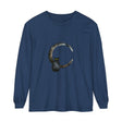 Black Cat Crescent Moon T-Shirt featuring a cute feline silhouette against a night sky