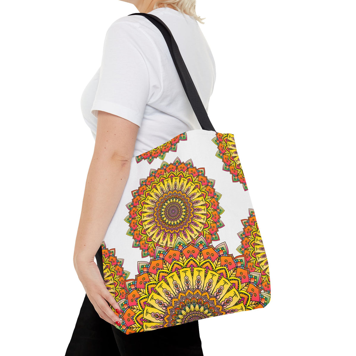 Solar Mandala Tote Bag