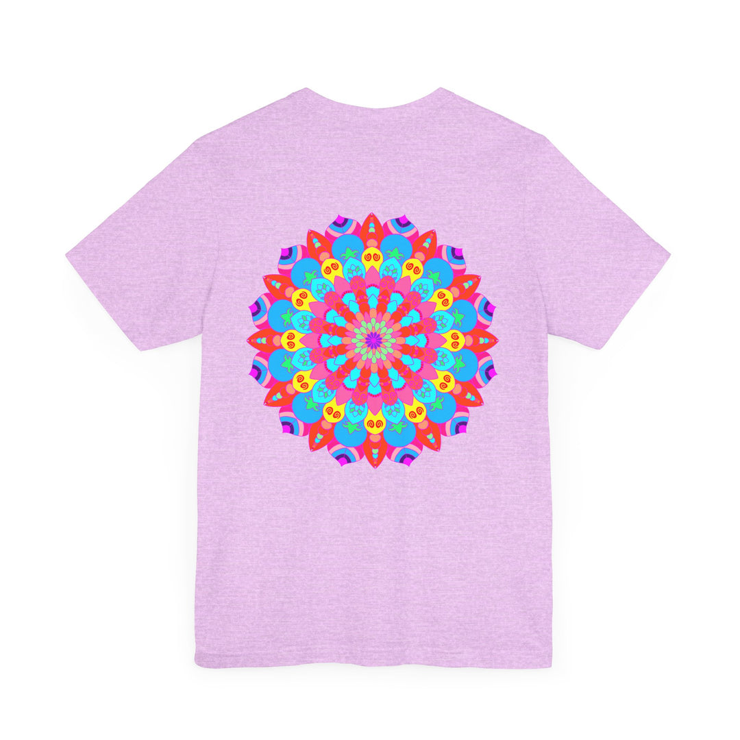 Beautiful and colorful Vibrant Mandala Tee representing spiritual peace and harmony