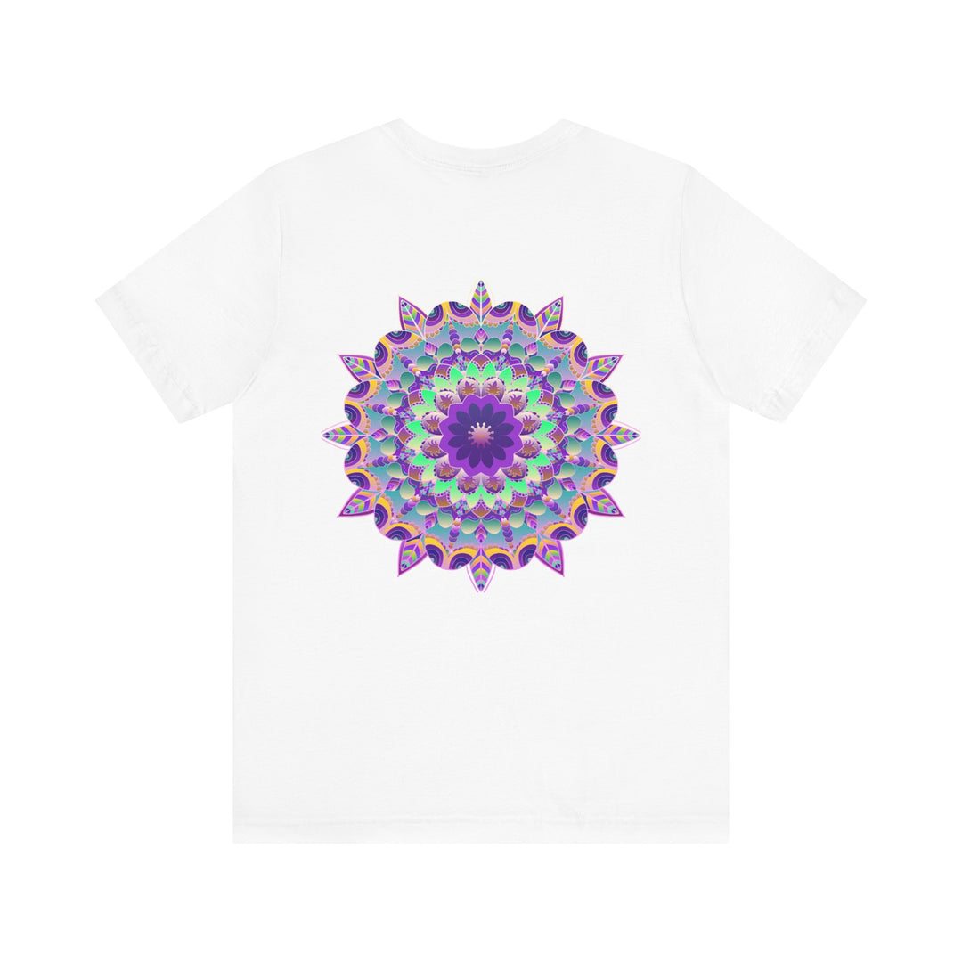 Beautiful mandala tee featuring intricate design for spiritual peace and harmony