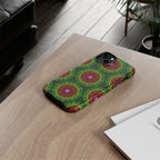 Artistic Mandala Phone Case with Bold Patterns and Modern Flair