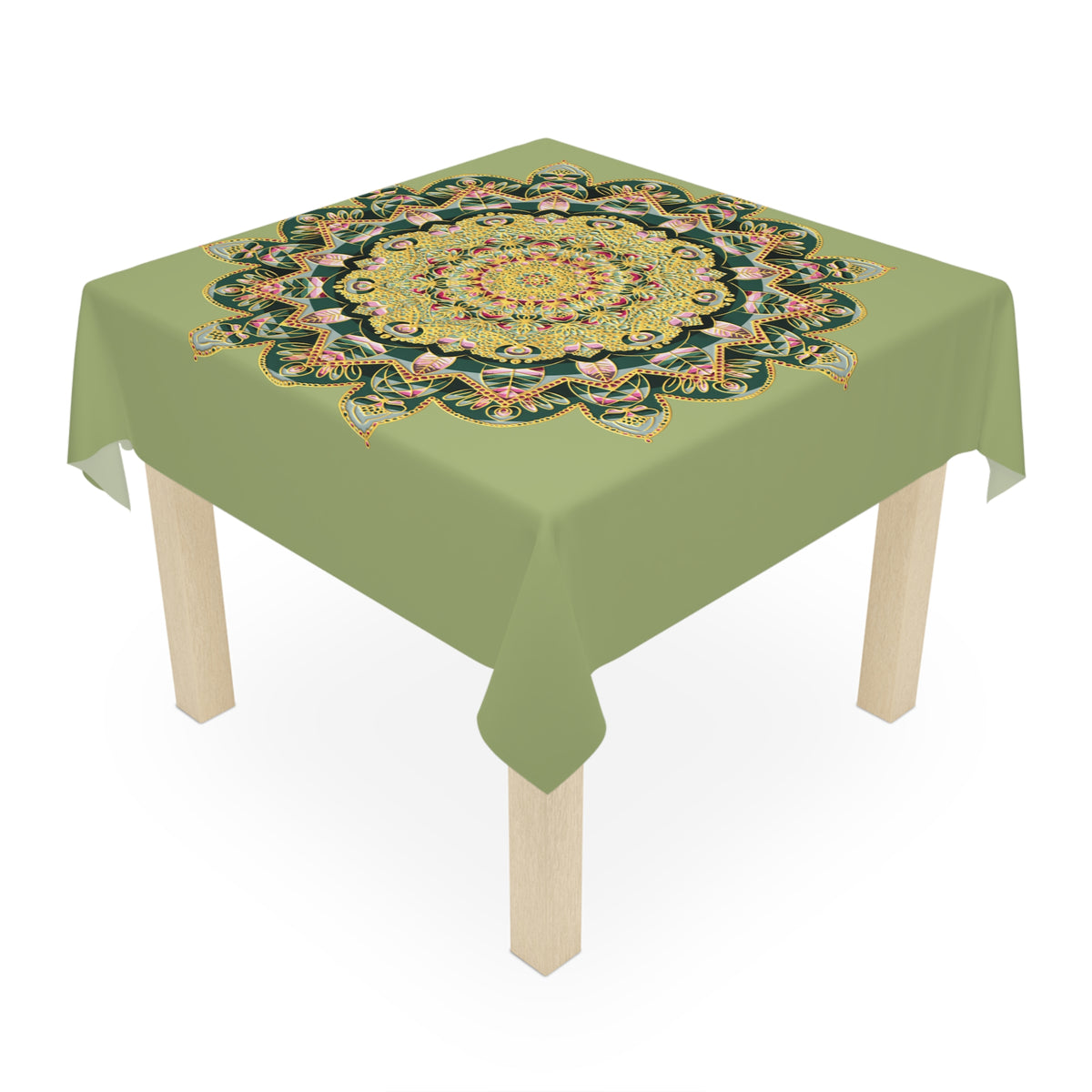 Tovaglia Mandala – Decorazione per sala da pranzo botanica bohémien