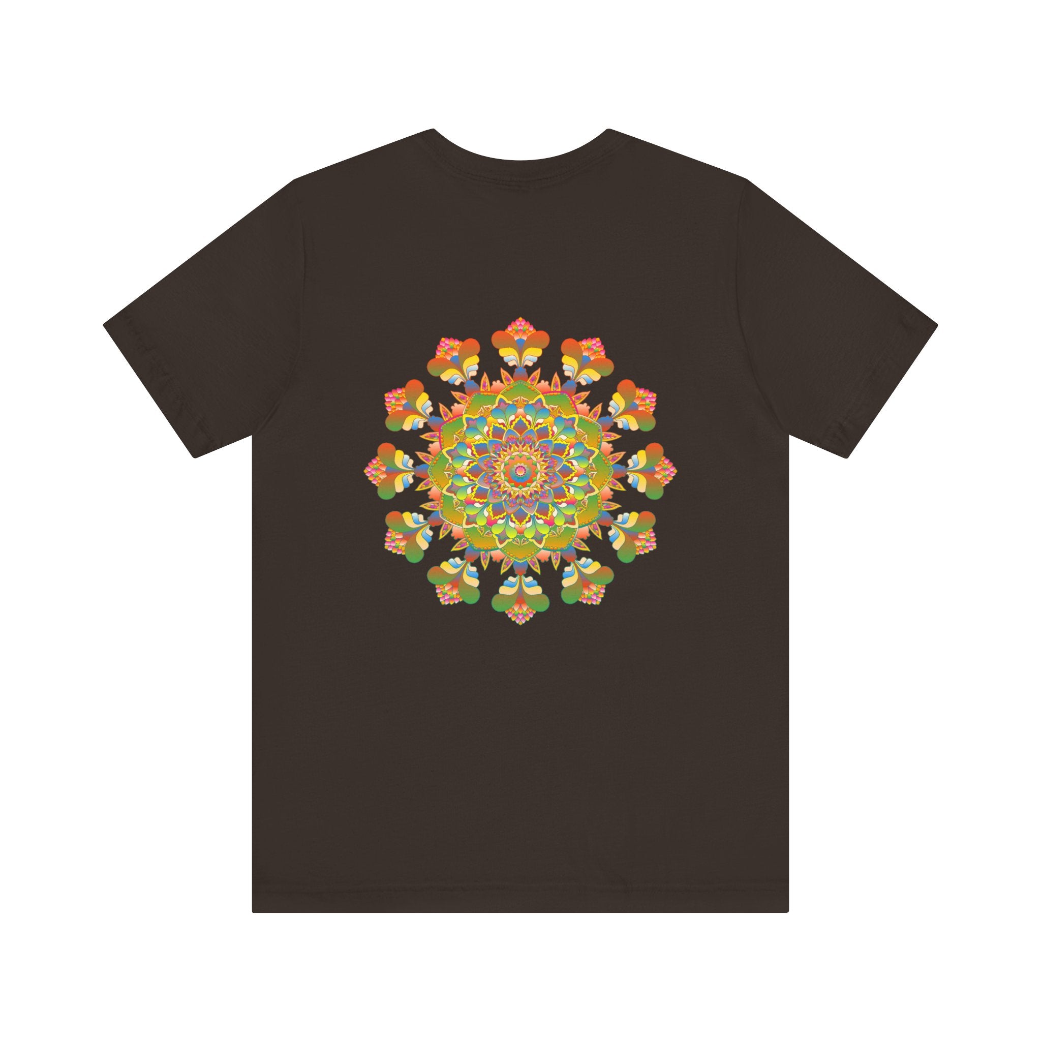 Man wearing Mandala Peace & Harmony T-Shirt with serene expression