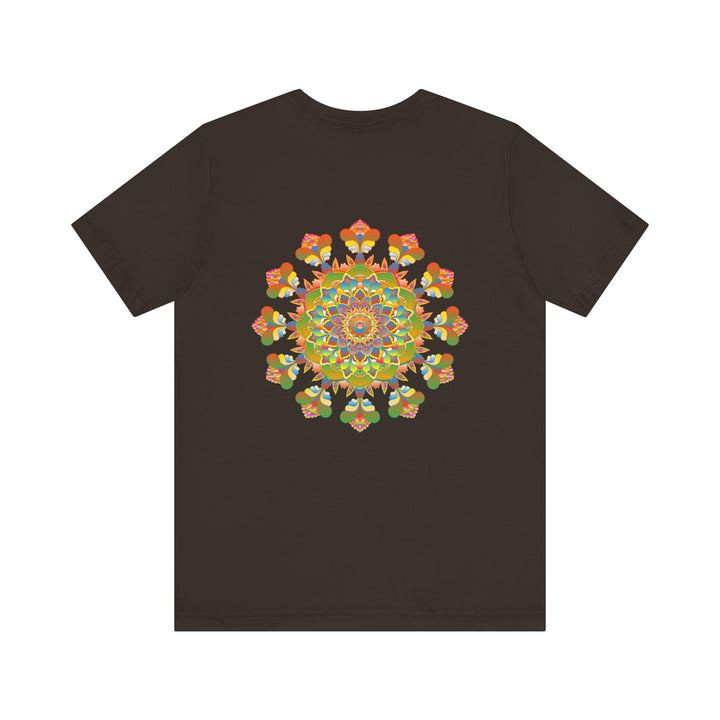 Man wearing Mandala Peace & Harmony T-Shirt with serene expression