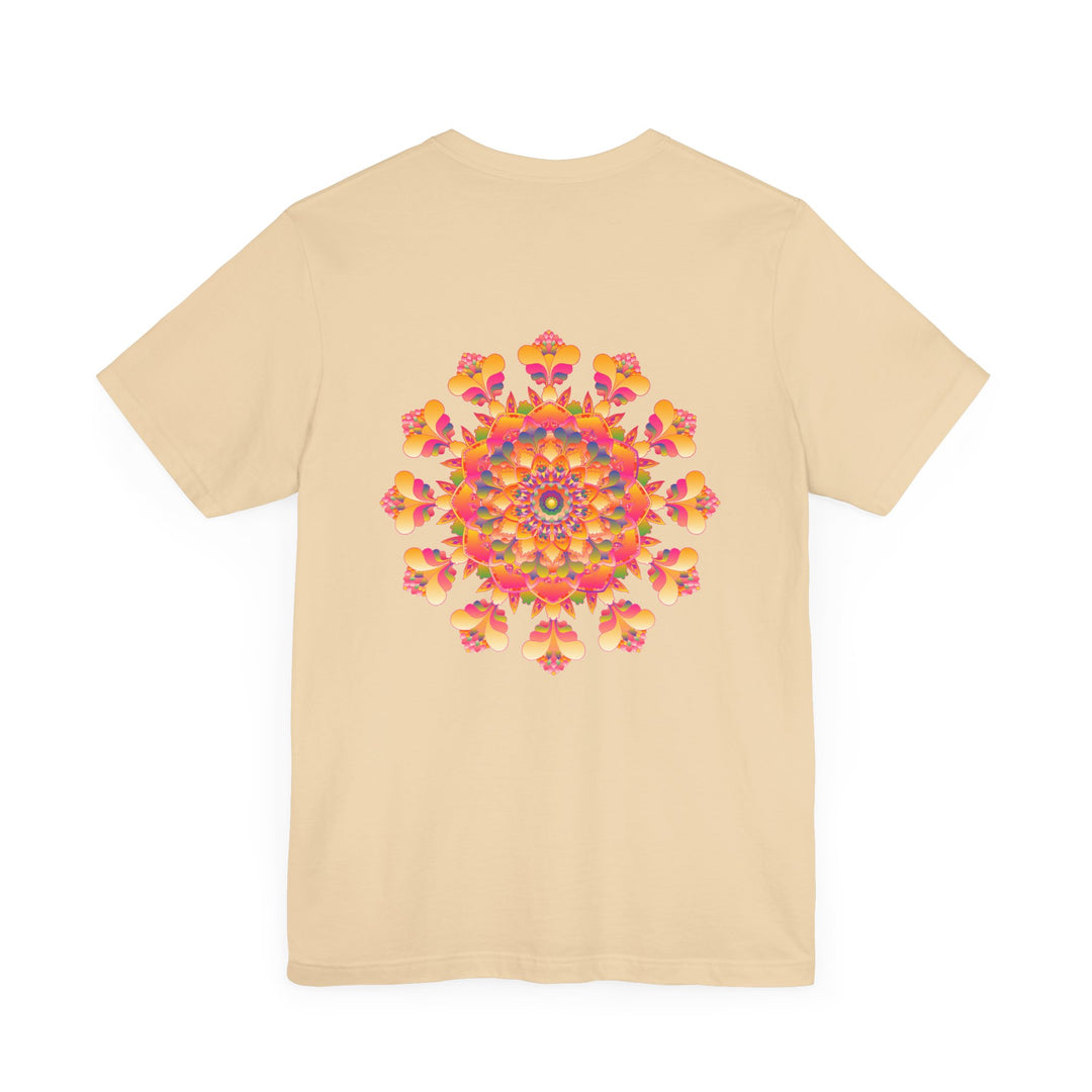 Vibrant Mandala Tee with intricate spiritual patterns for inner peace