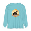 Black Cat Moonlit Mystery T-Shirt with Cat and Black Magic