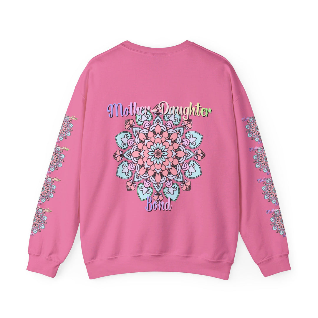 Cozy unisex crewneck sweatshirt featuring 'Mother-Daughter Bond' design, ideal birthday gift for mom