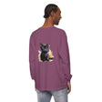 Black Kitten Watercolor Splash T-Shirt with adorable kitten design and vibrant watercolor details on a black background