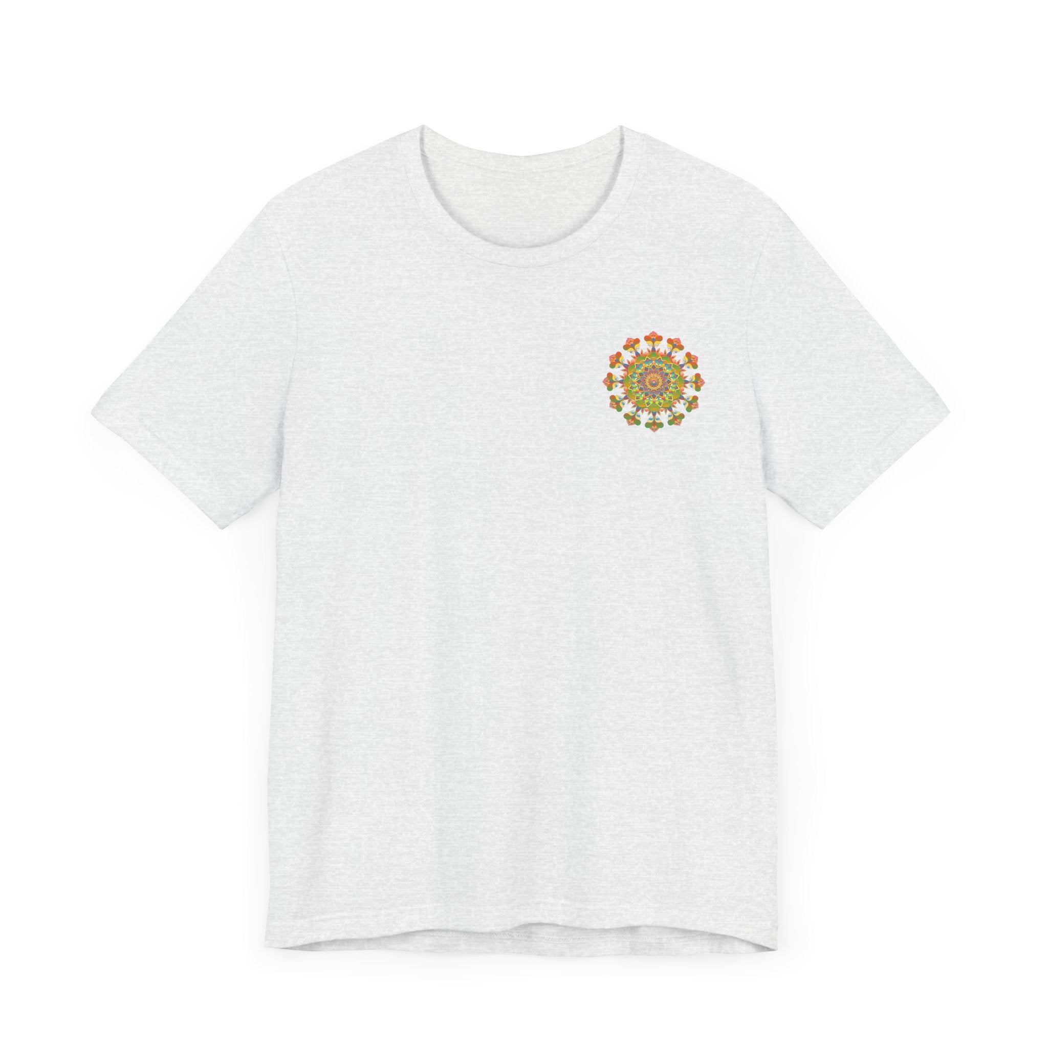 Long-sleeve Mandala Peace & Harmony T-Shirt with intricate design