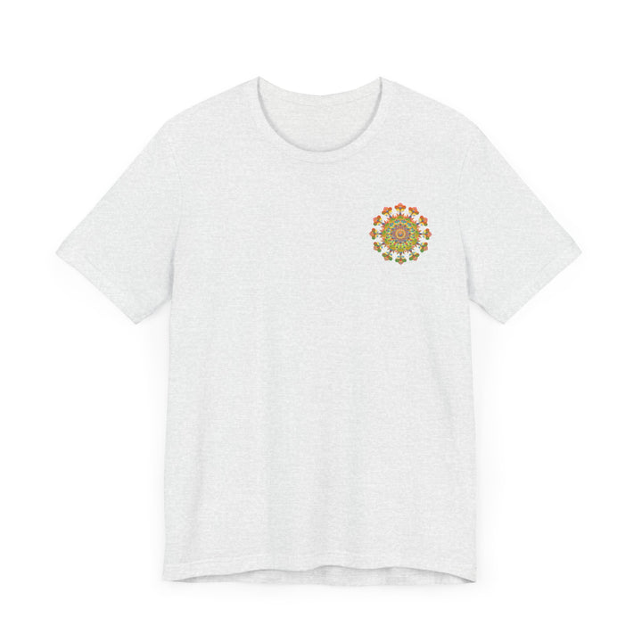 Long-sleeve Mandala Peace & Harmony T-Shirt with intricate design