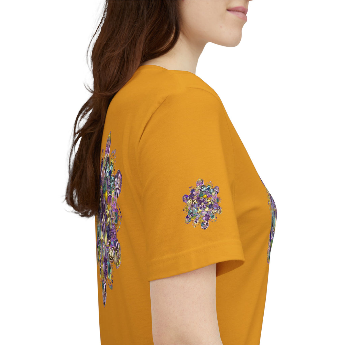 Unisex Floral Jewel Mandala T-Shirt