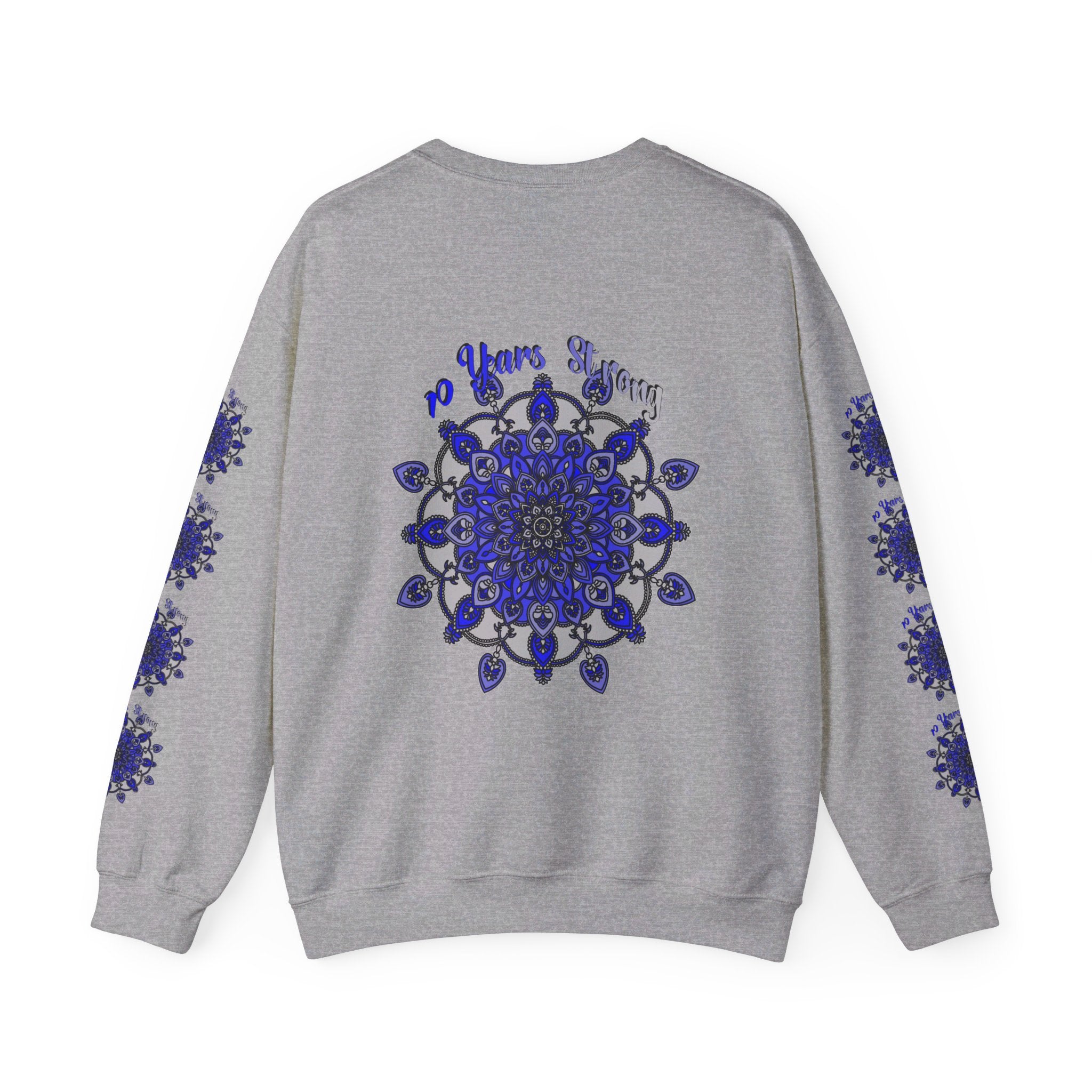 Handmade Mandala Design Unisex Sweatshirt with a stylish and timeless appeal