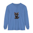Cute Kitten with Blue Eyes Long Sleeve T-Shirt Alt Text 5