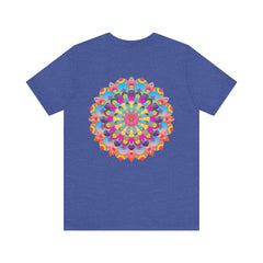 Stylish Mandala Tee with Sacred Geometry Representing Serenity