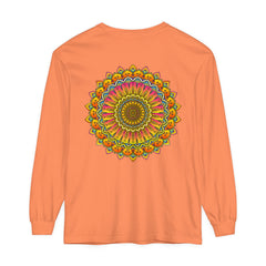 Colorful and intricate mandala design long sleeve unisex t-shirt product image