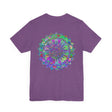 A colorful, intricate mandala design adorns this Vibrant Mandala Tee, symbolizing spiritual peace and harmony for a serene and stylish look