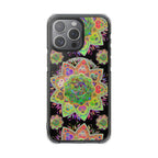 Gorgeous Mandala MagSafe®-Compatible iPhone 14/15 Impact Case with intricate design and reliable impact resistance