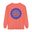 Colorful Mandala Long Sleeve T-Shirt in Artistic Style