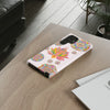 Light pink phone case with intricate mandala lotus flower design