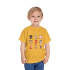 Animal Love Kleinkind T-Shirt, süße Cartoon Tiere T-Shirt für Kinder 