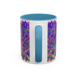Detailed and mesmerizing mandala pattern on a high-quality ceramic mug