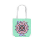 Mandala 'Love You Mom' Canvas Tote — Floral Mother's Day Gift Bag