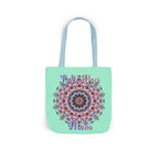 Mandala 'Love You Mom' Canvas Tote — Floral Mother's Day Gift Bag