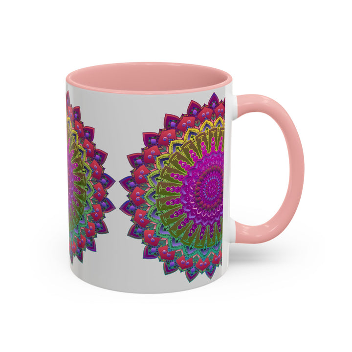 Colorful Mandala Art Mug with Detailed and Eye-Catching Pattern