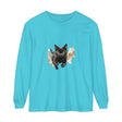 Black Cat Watercolor Sprint Unisex T-Shirt featuring a vibrant watercolor print of a black cat on a high-quality, comfortable t-shirt