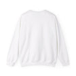 A cozy unisex heavy blend crewneck sweatshirt featuring a cat lounging under palm trees