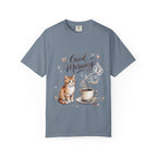 Good Morning Cat Coffee T-Shirt