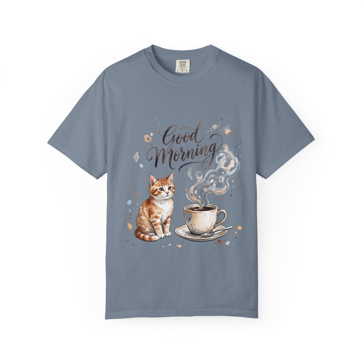 Good Morning Cat Coffee T-Shirt