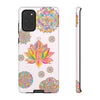 Light pink lotus flower mandala design phone case for stylish protection