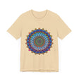 Vibrant Mandala Tee featuring a colorful and intricate design, perfect for adding a pop of color to your wardrobe