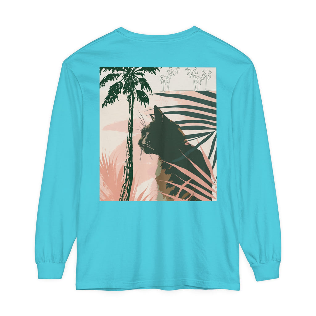 Black Cat Jungle Long Sleeve T-Shirt for wildlife enthusiasts alt text 36